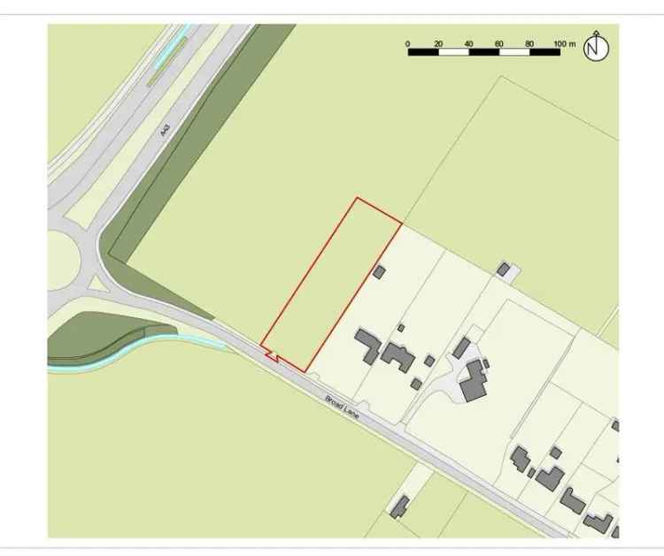 One Acre Building Plot with Planning Permission for 6000 sq ft Home