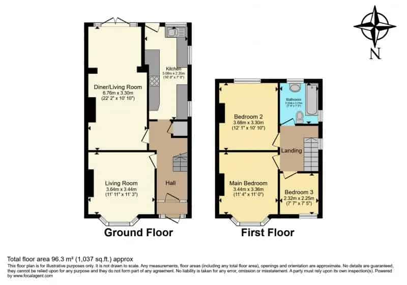 3 Bedroom Semi-Detached House Stunning Extended Home