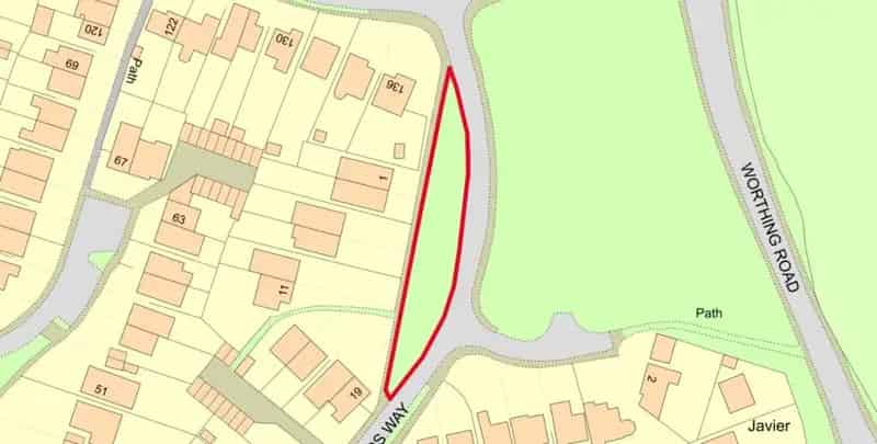 863 sq m Freehold Plot of Land Near Southwater Country Park