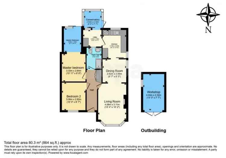 2 Bedroom Semi-Detached Bungalow Near Gravesend
