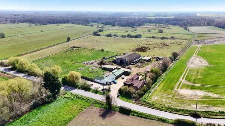 Norfolk Small Holding: 4-Bedroom Bungalow, Butcher's Shop & 2.85 Acres