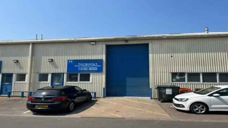 Terraced Industrial Unit with Forecourt Loading and Parking