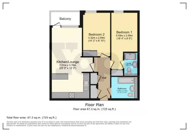 2 Bedroom Flat Near Dalmarnock Train Station