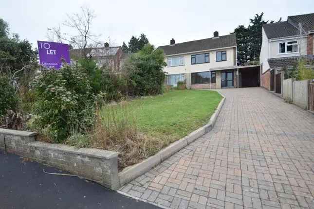 3 Bed Semi Detached House to Rent Coombe Dingle Bristol