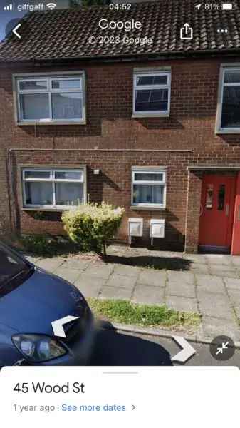 1 Bedroom Ground Floor Flat Near M65