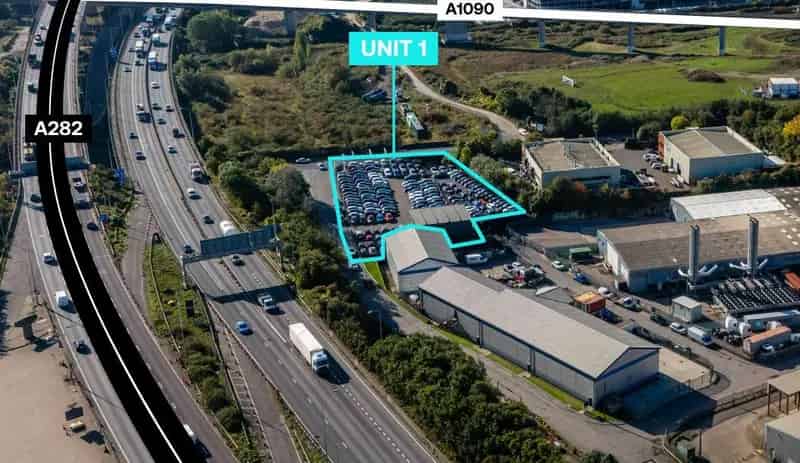 Industrial Open Storage West Thurrock 0.91 Acre Yard Office Building