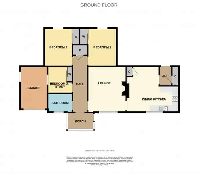 3 bedroom  Detached bungalow