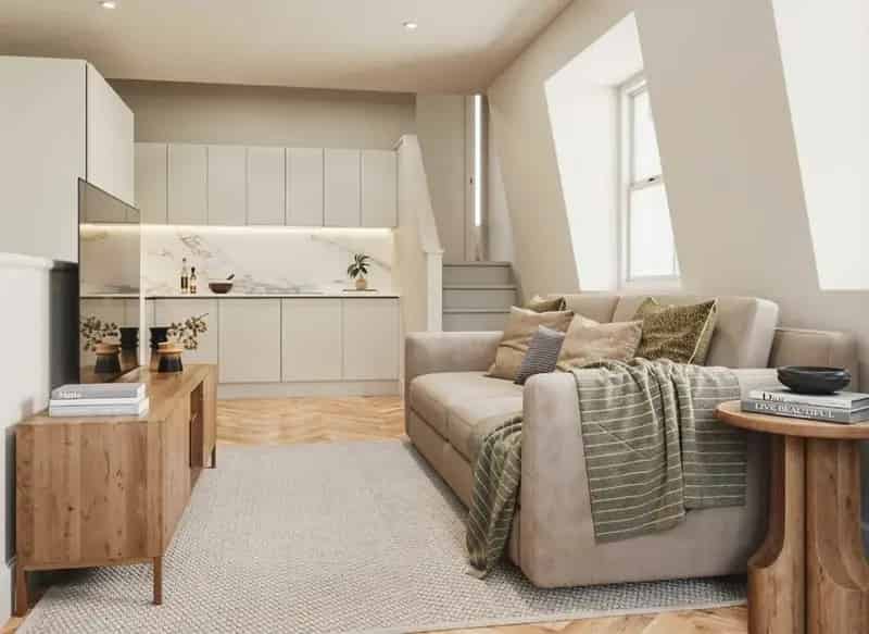 2-Bed Apartment Latchmere Road Clapham Refurbished Roof Terrace