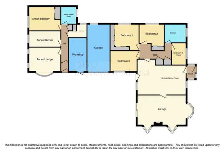 Detached Bungalow with Annex - Four Bedrooms, Ample Parking
