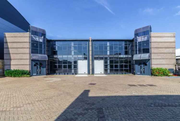 Modern Two-Story Warehouse with Office Space and Secure Parking