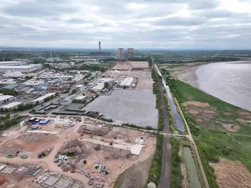 100 Acre Open Storage Space Widnes Industrial HGV Parking