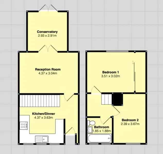 2 Bedroom Semi-Detached House Birmingham B44 Chain Free