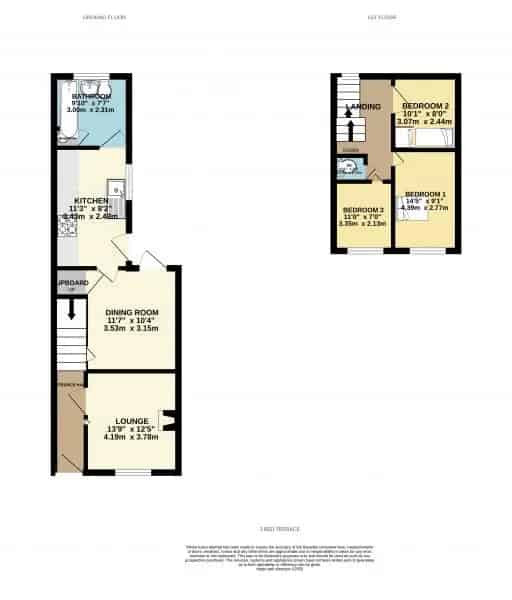 3 Bedroom Extended Terraced House Near Pontypridd