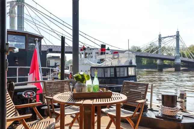 Luxury Riverboat Home for Sale on Chelsea Embankment