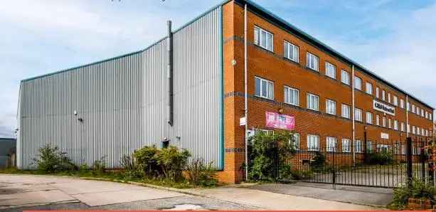 Modern Detached Warehouse Unit with Office Space and Secure Yard