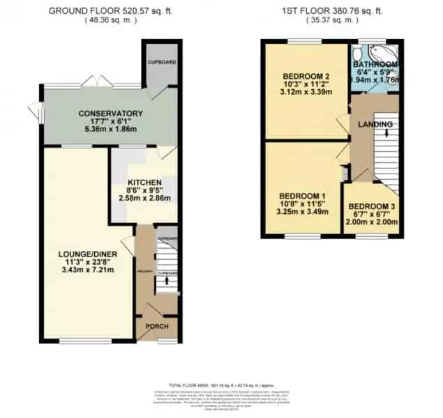 3 Bedroom End Terrace House Near Amenities and Schools