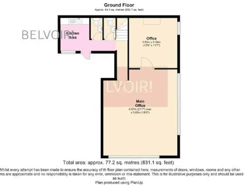 Watton High Street Business Unit: Main Reception, Extra Space, Kitchen & Bathroom