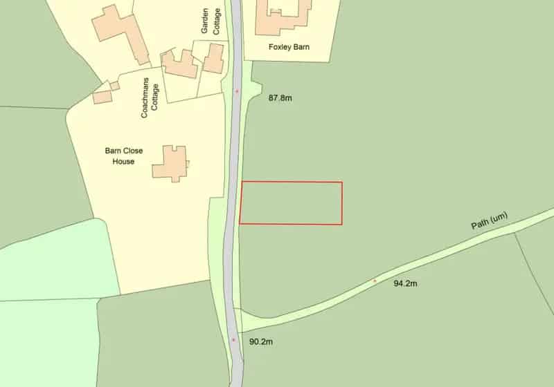 Freehold Land Plot Auction May 14th 2025 Tadley Hampshire
