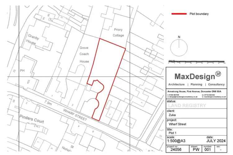 Two New Build Plots in Central Bawtry Full Planning Permission