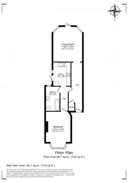 1 Bedroom Flat Ground Floor Victorian Conversion South Facing Garden