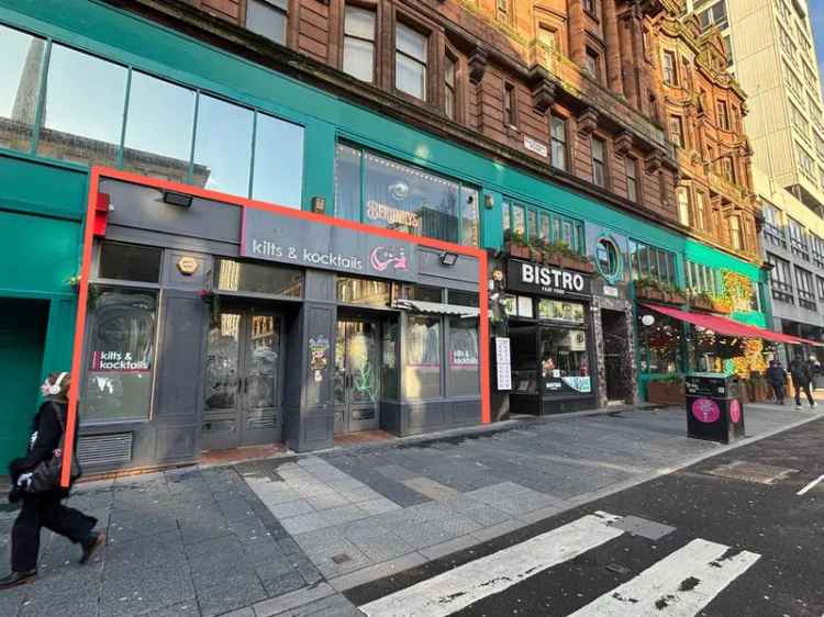 Glasgow City Centre Licensed Leisure Premises For Lease