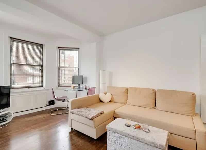 Abbey Road Studio Apartment Modern Balcony Wood Floors