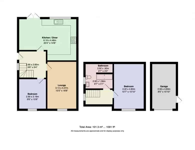 2 Bedroom Dormer Bungalow for Sale