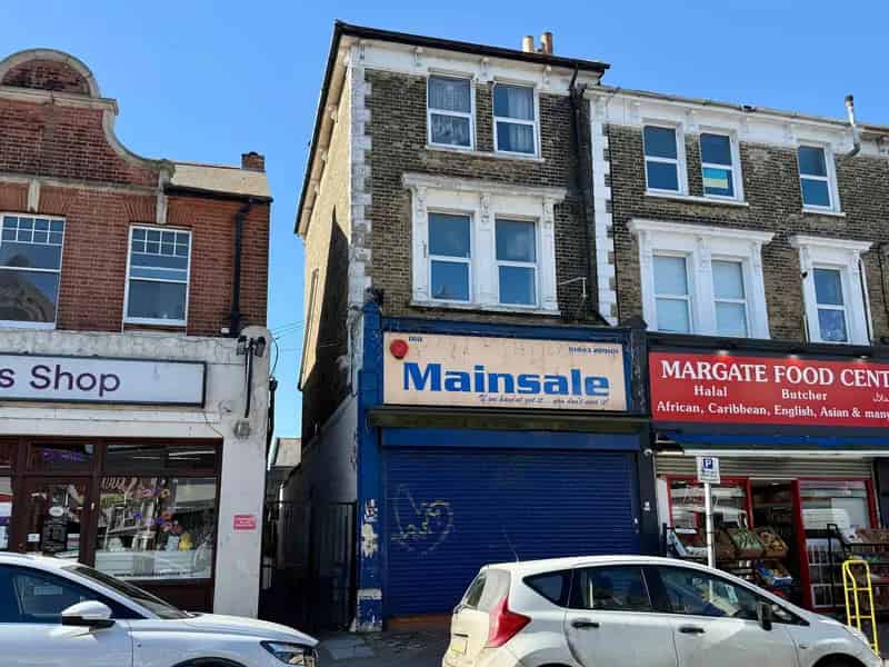 Cliftonville Commercial Unit & 3-Bed Maisonette with Extension Plans