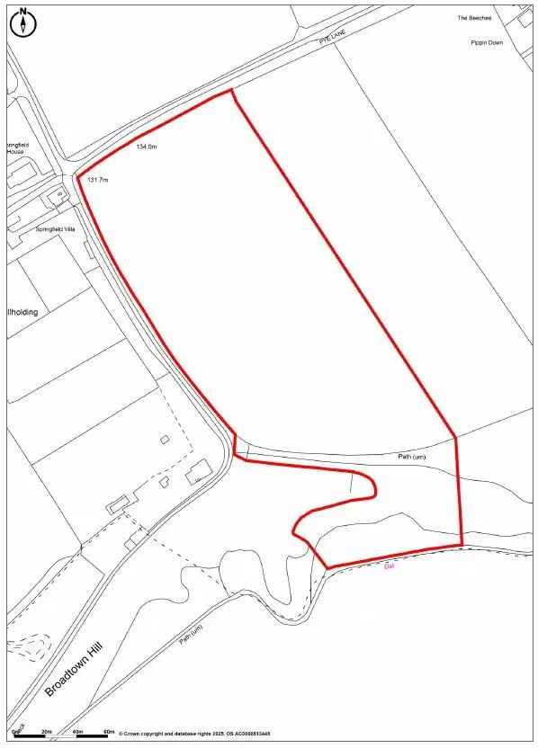 8.7 Acre Sloping Land with Pasture and Woodland Stunning Views