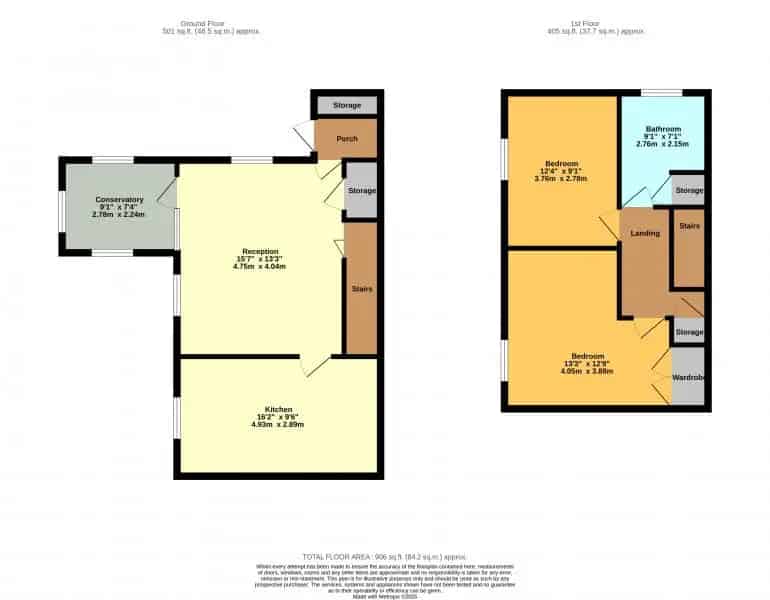 2 Bedroom Link Detached House For Sale