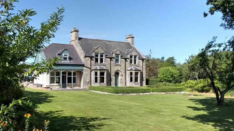 Cockmuir House: 1898 Stone Farmhouse with Steading and Solar Panels