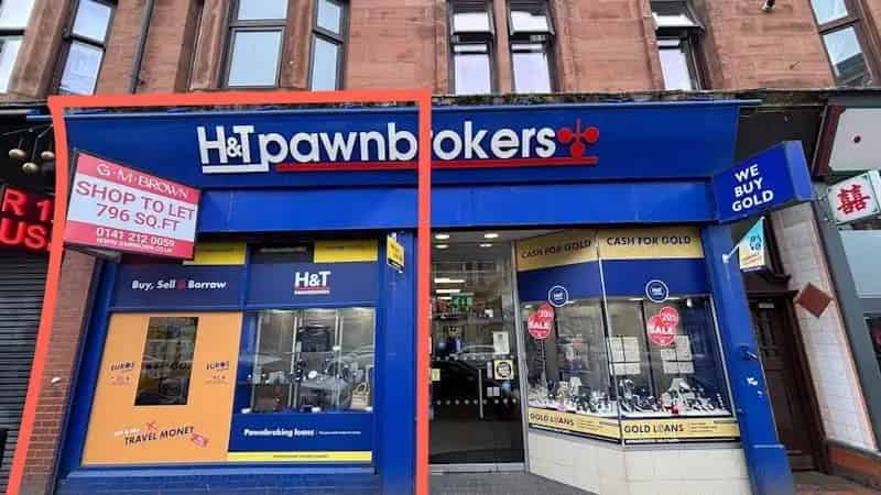 Glasgow West End Retail Unit - Modern Shopfront and Large Store