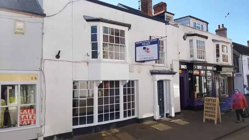 Hythe Retail Unit 777 sq ft Ground Floor Space Parking Workshop