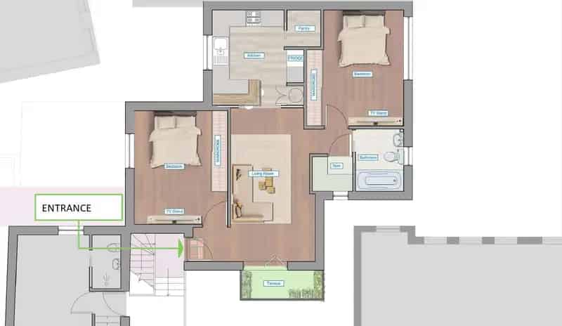 Luxury 2-Bedroom Apartments Earlsfield Zero Deposit Available