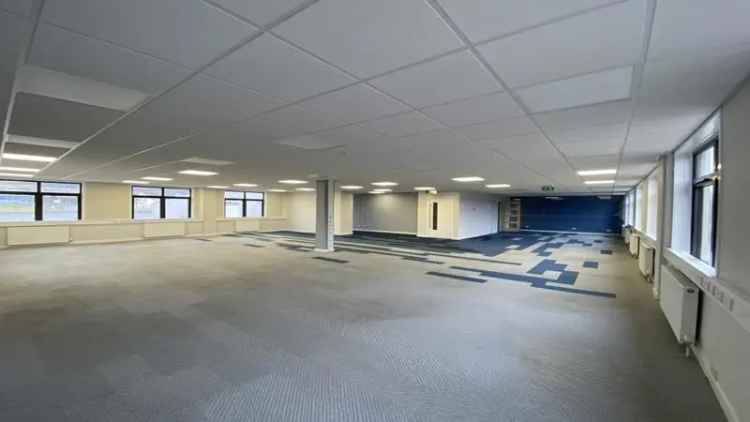 Industrial Warehouse Office Space with Crane