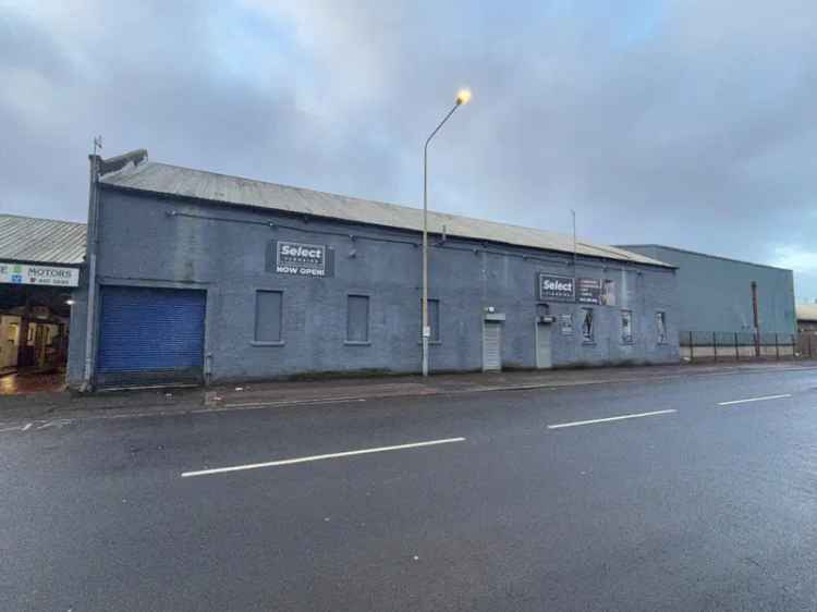 Refurbished Industrial Showroom Warehouse Space Near Glasgow City Centre