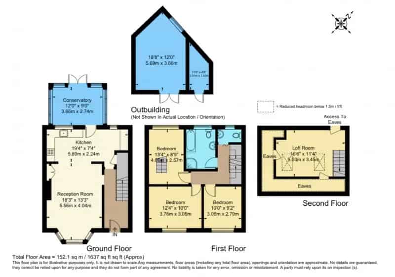 3 Bedroom Terraced House Family Home Garden Office