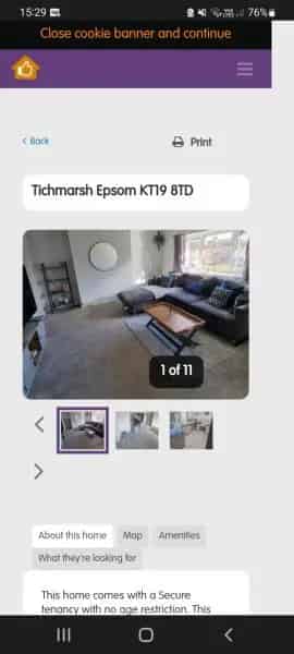 2 Double Bedroom Maisonette Epsom Surrey Near Horton Country Park