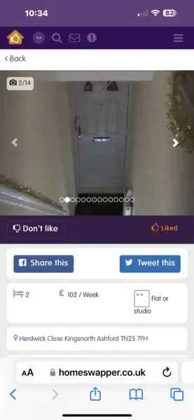 Flat For Rent in Ashford, England