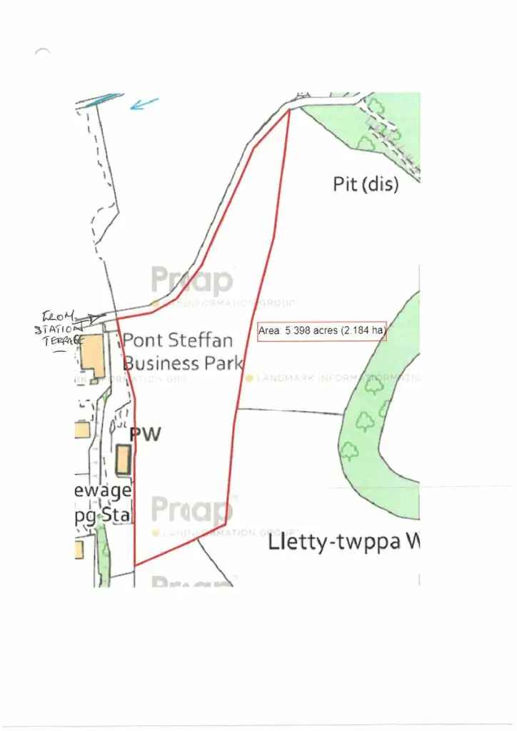 5.398 Acres Agricultural Land Near Lampeter University