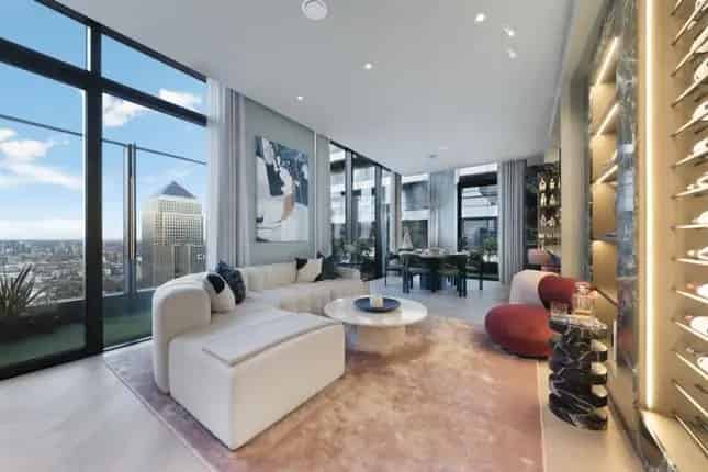 Duplex Penthouse Wardian Canary Wharf 2 Beds Parking Balcony
