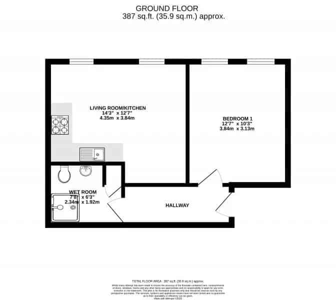 1 Bedroom Apartment near Oracle Shopping Centre Reading