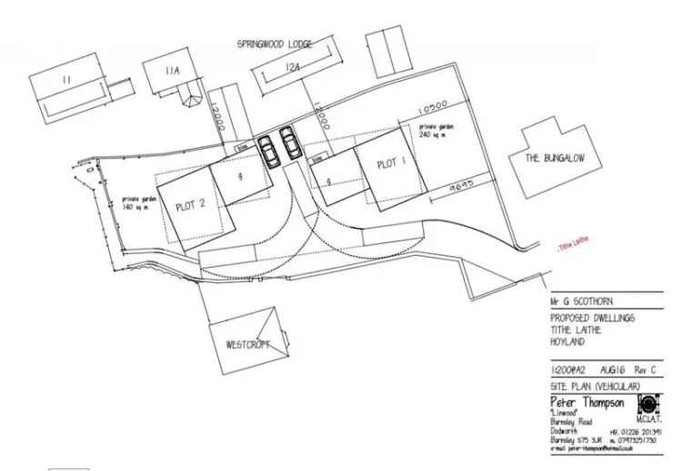 Two 4-Bed Detached Houses, Planning Permission Granted