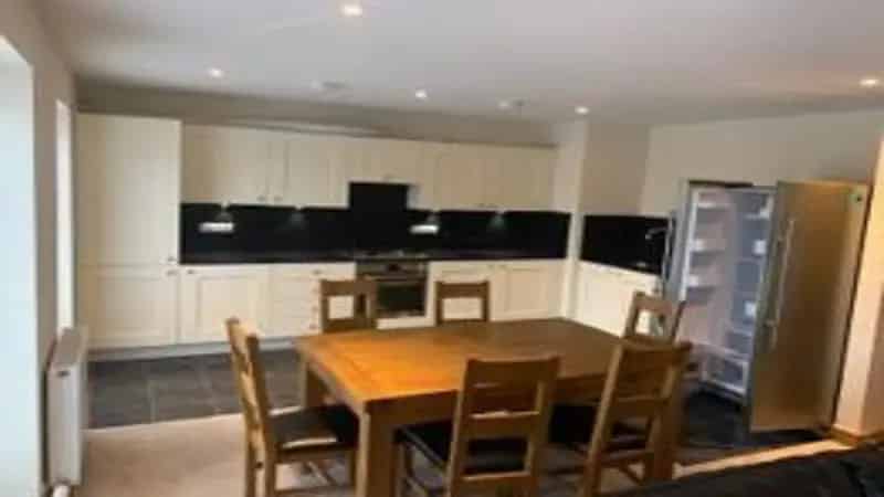 Nine Flats Steel Frame Building Aluminum Windows Balconies Modern Kitchens