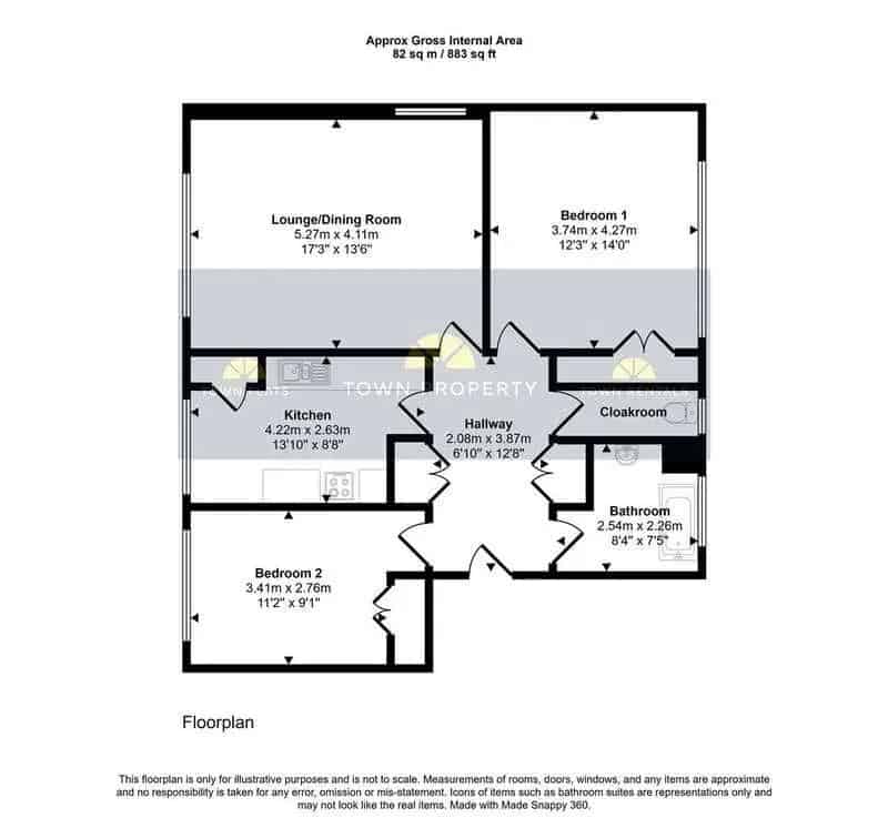 2 Bed Flat for Sale Eastbourne - Spacious 3rd Floor Apartment
