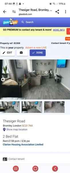 Double Bedroom Ground Floor Flat Wheelchair Accessible