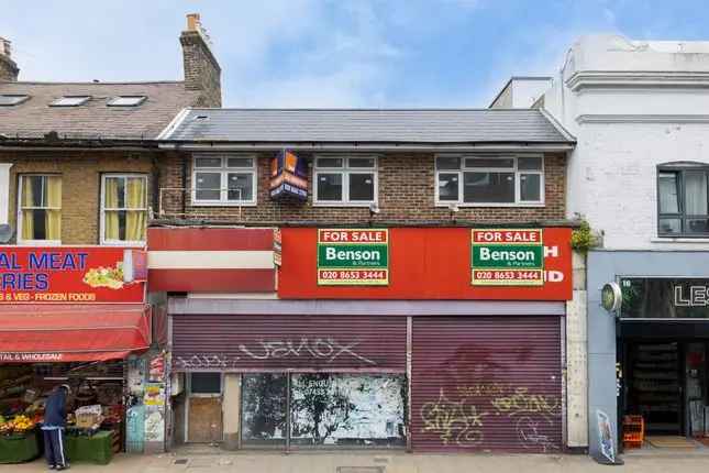 Large Shop For Sale High Street London SE25 Freehold Loading Bay