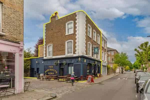 Dartmouth Arms: Pub with 2 Residential Apartments for Sale