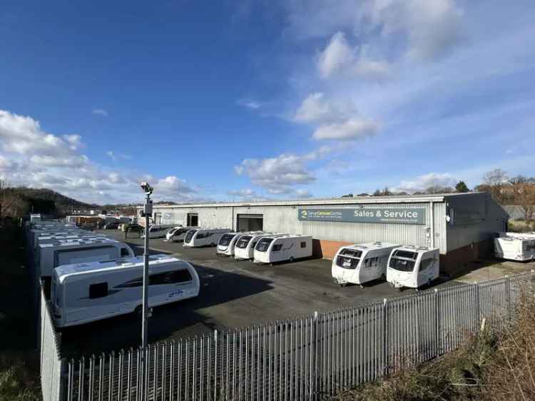 36995 sq ft Industrial Unit 2.2 Acres Secure Yard Solar System