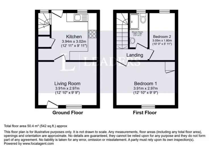 2 bedroom terraced house to rent